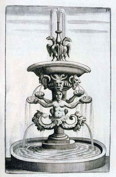 Diseño de fuente, 1664 de Georg Andreas Bockler