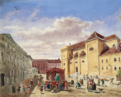 Vista de Freyung, Viena de Georg Balthasar Probst