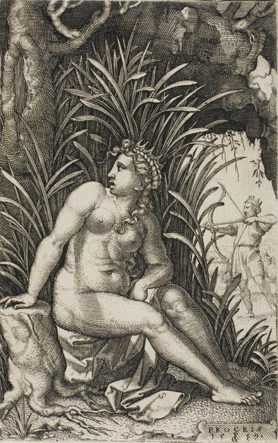 Procris, de Heroínas Griegas de Georg Pencz