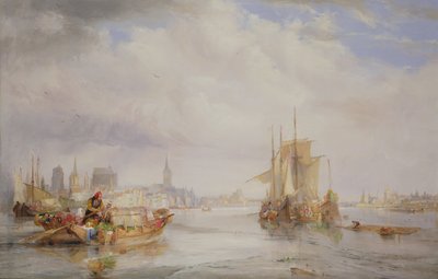 Colonia en el Rin, 1835 de George Balmer