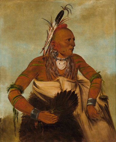 Wa-ho-béck-ee, un valiente apuesto, 1834 de George Catlin