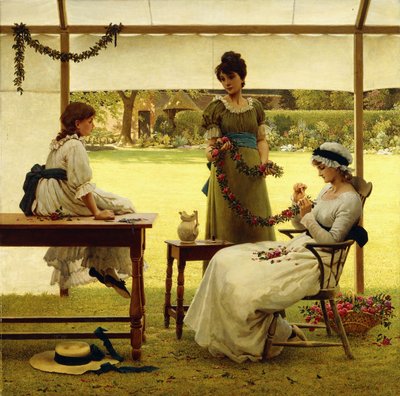 La guirnalda de George Dunlop Leslie