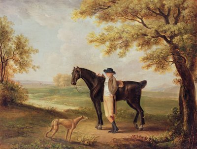 Caballo, jinete y lebrel de George Garrard