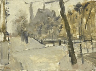 El Leidsegracht, Ámsterdam de George Hendrik Breitner