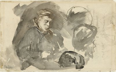 Niño sentado de George Hendrik Breitner