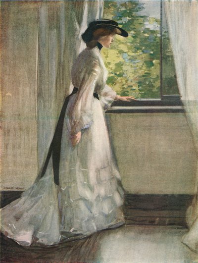 En la ventana, c. 1916 de George Henry