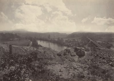 Allatoona desde el Etawah, 1860s de George N. Barnard