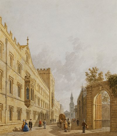 Exeter College, Oxford, 1848 de George Pyne