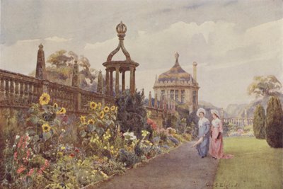 Montacute, girasoles de George Samuel Elgood