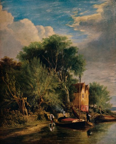 En el Yare, c1828, 1938 de George Vincent