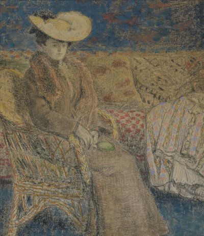 Mujer sentada de Georges Lemmen