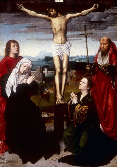 Crucifixión, principios del siglo XVI de Gerard David