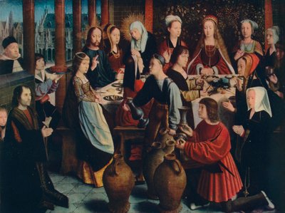 Las bodas de Caná, c. 1500 de Gerard David