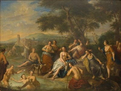 Diana y sus Ninfas de Gerard Hoet I