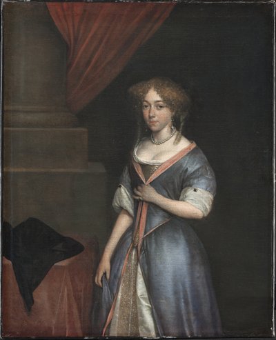 Retrato de una dama de Gerard ter Borch