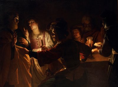 La negación de San Pedro de Gerard van Honthorst