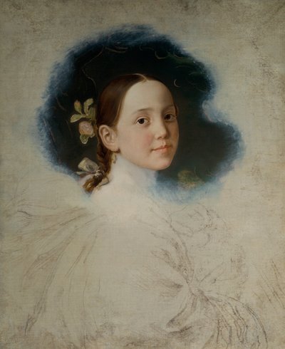 Retrato de una joven de German School