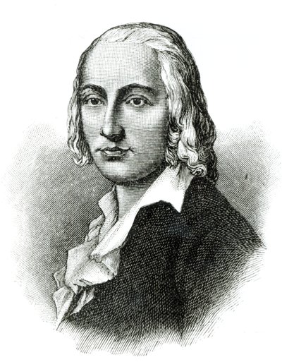 Retrato de Friedrich Hölderlin de German School