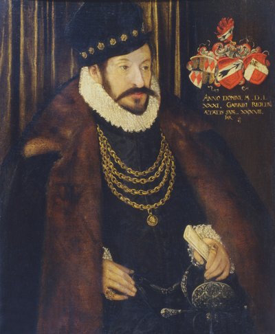 Retrato de Gabriel Ridler, 1581 de German School