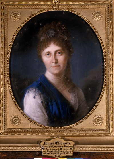 Retrato de Louise Eleonore de German School