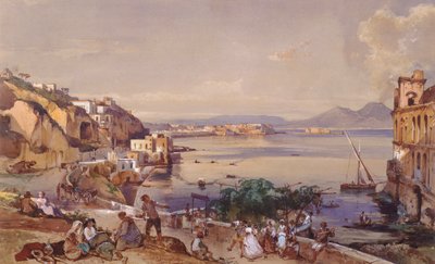 Camino de Posillipo, Nápoles de Giacinto Gigante