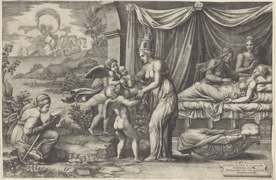 Alegoría de la Natividad de Giorgio Ghisi