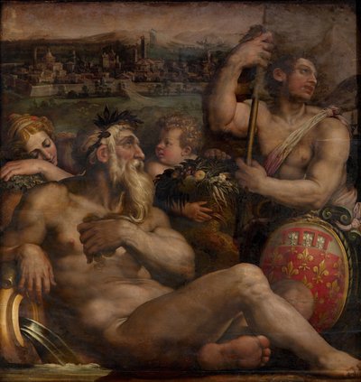 Alegoría de Prato, 1563-1565 de Giorgio Vasari