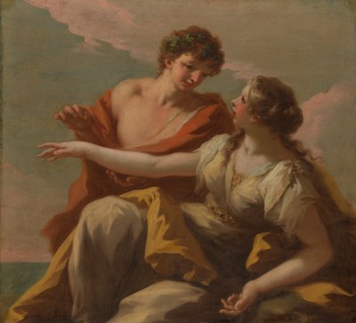 Baco y Ariadna, 1720s de Giovanni Antonio Pellegrini