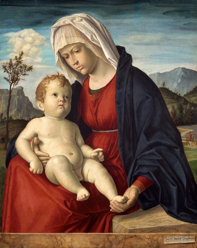 Virgen y Niño, c1500 de Giovanni Battista Cima da Conegliano