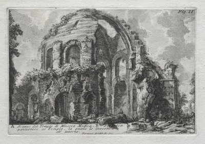 Avanzo del Templo de Minerva Médica de Giovanni Battista Piranesi