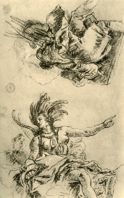 América, 1753, 1928 de Giovanni Battista Tiepolo