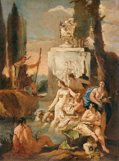 Diana y Acteón de Giovanni Battista Tiepolo