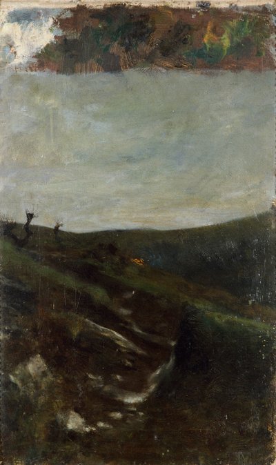 Paisaje cerca de Milán de Giovanni Segantini