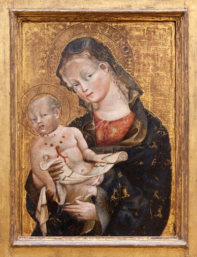 La virgen y el niño, c.1420 (pintura) de Giovanni da Modena