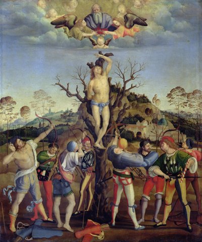 El martirio de San Sebastián de Girolamo Genga