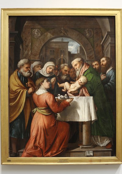 Presentación de Jesús en el Templo, 1529 de Girolamo Romanino