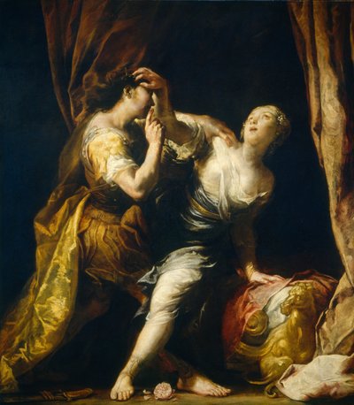 Tarquinio y Lucrecia de Giuseppe Maria Crespi