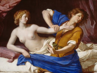 José y la Esposa de Potifar de Guercino