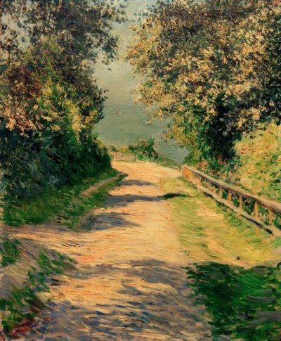 Avenida de la villa de las flores, Trouville de Gustave Caillebotte