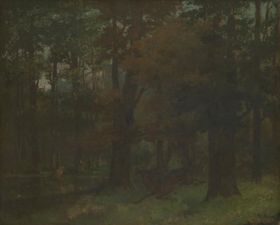 En el bosque de Gustave Courbet