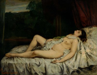 Desnudo Durmiendo de Gustave Courbet