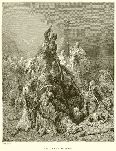 Huniades en Belgrado de Gustave Dore