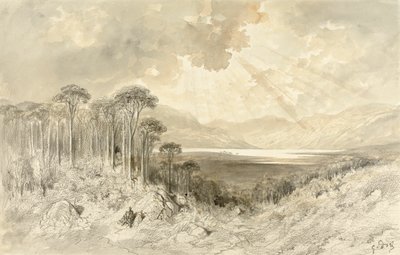 Paisaje escocés de Gustave Dore