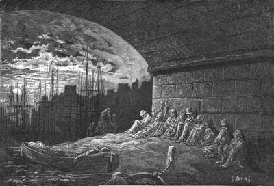 Bajo los arcos, 1872 de Gustave Dore