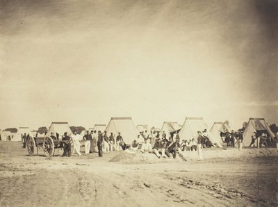 Campamento de Artillería, Camp de Châlons, 1857 de Gustave Le Gray