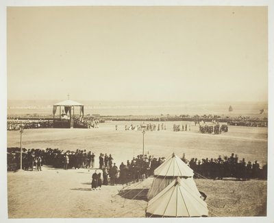 Misa, Camp de Châlons, 1857 de Gustave Le Gray