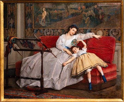 Las alegrías de la maternidad de Gustave Léonard de Jonghe