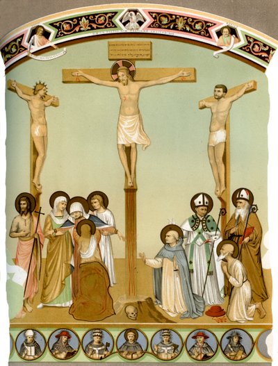 Cristo en la cruz de H Moulin