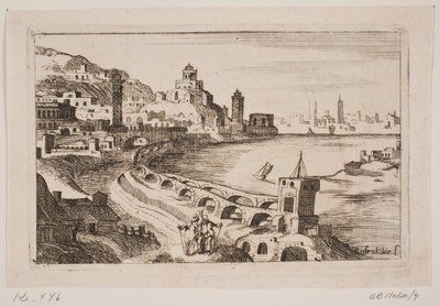 Ribera con ciudad oriental de H. Rosenkilde