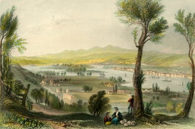 Vista desde el Monte Ida cerca de Troya, c. 1839 de H Wallis